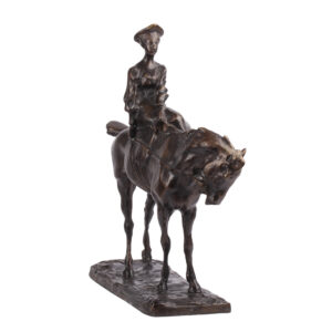 Bronze Equestrian Figure Amazone after Paul Troubetzkoy