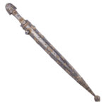 Caucasian Kindjal Dagger with Silver Niello Decoration, Haji Ali, 1348 AH