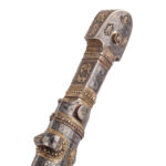 Caucasian Kindjal Dagger with Silver Niello Decoration, Haji Ali, 1348 AH