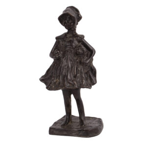 Paul Troubetzkoy Bronze Figure of a Young Girl, Probably Marie Troubetzkoy