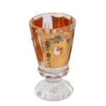 Amber-Stained and Gilt Enamel Glass Goblet, Late 19th–Early 20th Century - view 2