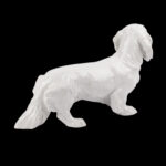 Allach Porcelain Long-Haired Dachshund, Model No. 75, after Ottmar Obermaier, late 1930s - view 2