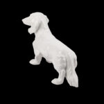 Allach Porcelain Long-Haired Dachshund, Model No. 75, after Ottmar Obermaier, late 1930s - view 4
