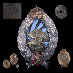 Bulgarian Royal Air Force Pilot’s Badge, Kingdom of Bulgaria, c. 1935–1940