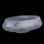 Daum Nancy Art Nouveau Opalescent Glass Bowl with Honeysuckle, circa 1900 - view 2