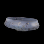 Daum Nancy Art Nouveau Opalescent Glass Bowl with Honeysuckle, circa 1900 - view 3