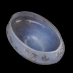Daum Nancy Art Nouveau Opalescent Glass Bowl with Honeysuckle, circa 1900 - view 6