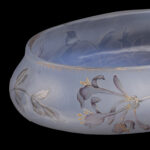 Daum Nancy Art Nouveau Opalescent Glass Bowl with Honeysuckle, circa 1900 - view 8