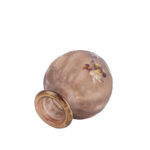 Legras Art Nouveau Pink Frosted Glass Vase with Gilt Floral Decoration, circa 1900, Unsigned - view 3