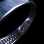 925 Sterling Silver Ring with Rectangular Purple Stone - view 4